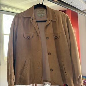 Vintage Brown Suede Jacket